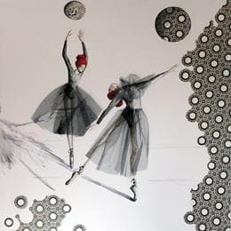 Painting Passi da vicino by Nai | Painting Surrealism