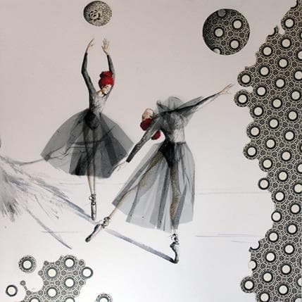 Peinture Passi da vicino par Nai | Tableau Surréalisme