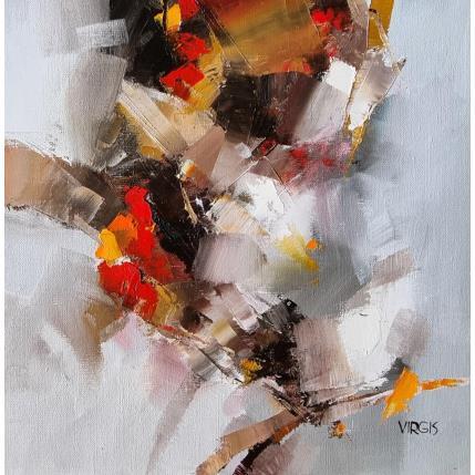 Peinture Enjoyable trip par Virgis | Tableau Abstrait Huile Minimaliste