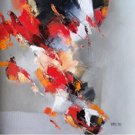 Peinture Summer afternoon par Virgis | Tableau Abstrait Huile Minimaliste