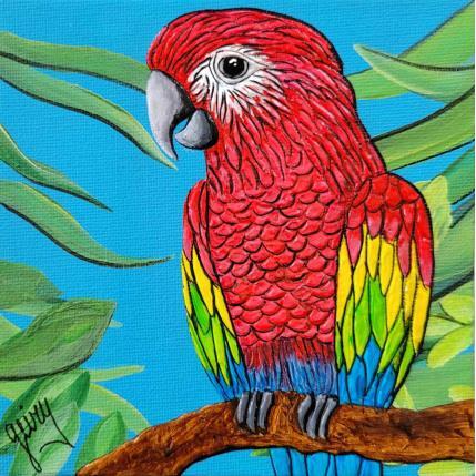 Peinture ARA par Geiry | Tableau Matiérisme Acrylique, Pigments, Poudre de marbre animaux, Nature