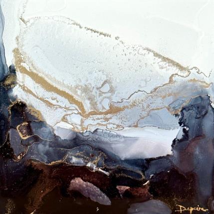 Painting F1_1229 POESIE MINERALE by Depaire Silvia | Painting Abstract Black & White, Landscapes, Minimalist