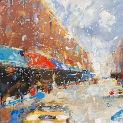 Peinture Soho 1 par Solveiga | Tableau Figuratif Acrylique Urbain