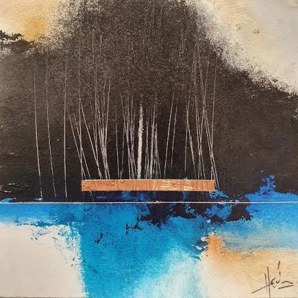 Pintura Abstraction #1693 por Hévin Christian | Pintura Abstract Acrylic Minimalist