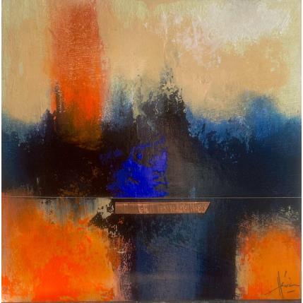 Peinture Abstraction #1674 par Hévin Christian | Tableau Abstrait Acrylique Minimaliste