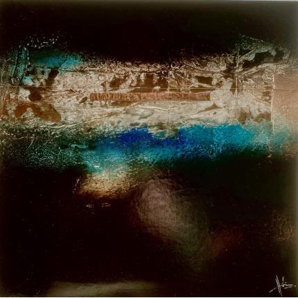 Peinture Abstraction #1672 par Hévin Christian | Tableau Abstrait Acrylique, Huile Minimaliste