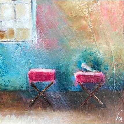 Peinture Scintillant  par Vinnie | Tableau Figuratif Huile