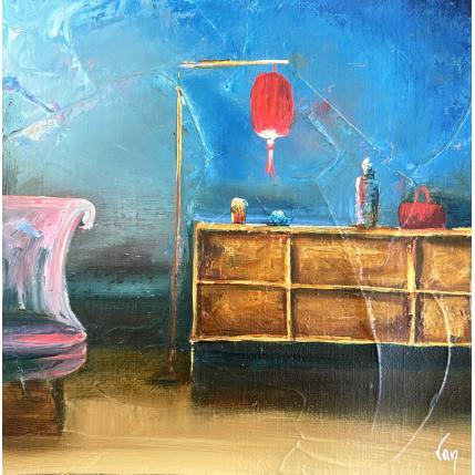 Peinture Chinoiseries par Vinnie | Tableau Figuratif Huile