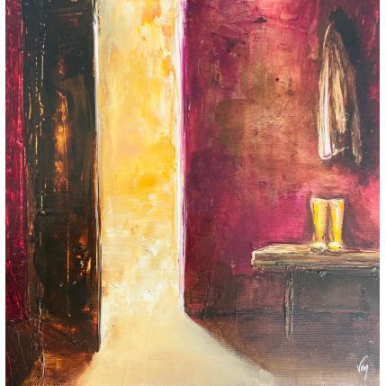 Peinture A sa place  par Vinnie | Tableau Figuratif Huile