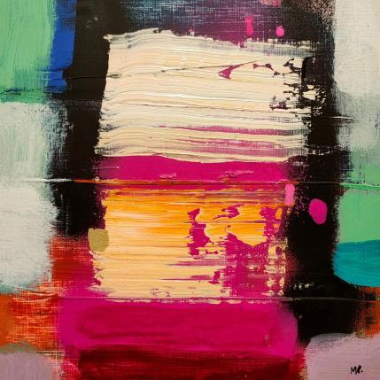 Peinture Re-connected par Pedersen Morten | Tableau Abstrait Acrylique Minimaliste