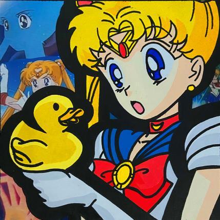 Peinture sailor moon Toy par Kalo | Tableau  Acrylique, Collage Icones Pop