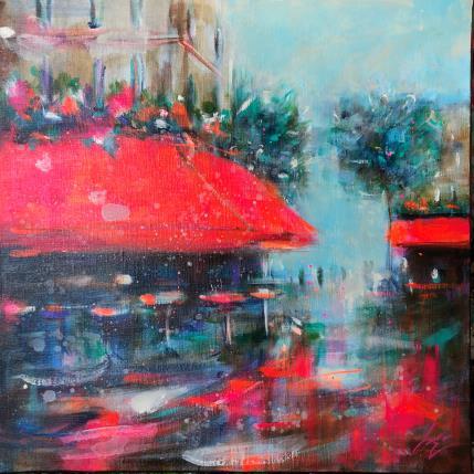 Peinture Paris 1 par Solveiga | Tableau Figuratif Acrylique