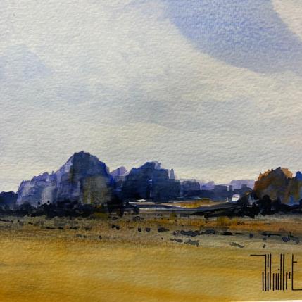 Peinture Untitled par Guillet Jerome | Tableau Figuratif Aquarelle Paysages