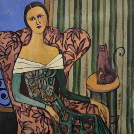 Peinture Waiting for Romeo par Sundblad Silvina | Tableau Figuratif Acrylique