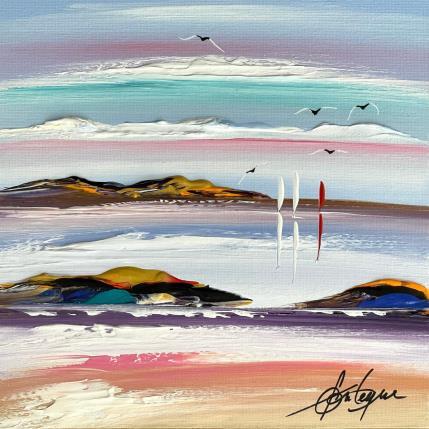 Painting L'horizon du Bonheur by Fonteyne David | Painting Figurative Acrylic