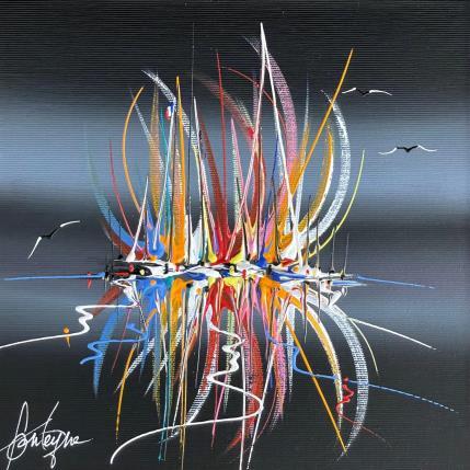 Painting Nuit en mer by Fonteyne David | Painting Figurative Acrylic