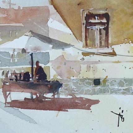 Peinture Mon petit fromager par Abbatucci Violaine | Tableau Figuratif Aquarelle