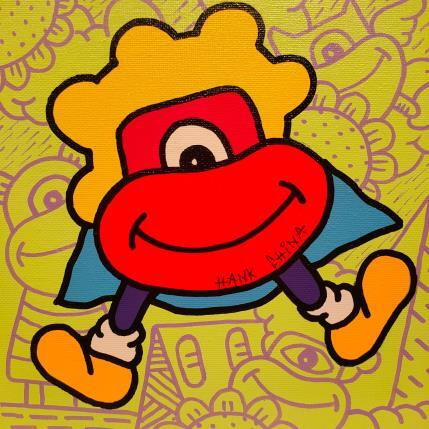 Peinture Elroy six par Hank China | Tableau Pop-art Acrylique, Posca Icones Pop