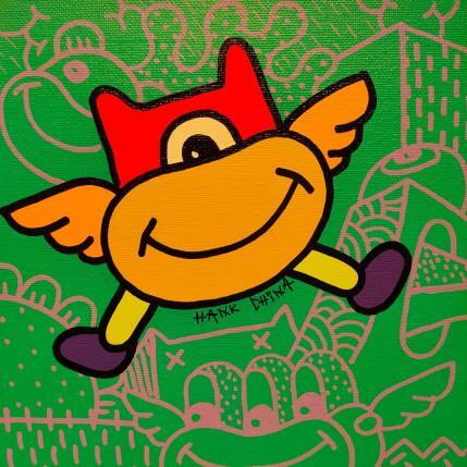 Peinture Elroy five par Hank China | Tableau Pop-art Acrylique, Posca Icones Pop