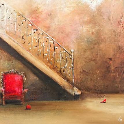 Peinture Désordre par Vinnie | Tableau Figuratif Huile Scènes de vie