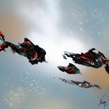 Peinture C2280 par Naen | Tableau Abstrait Acrylique