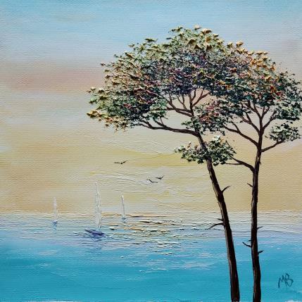 Peinture Les gardes côtiers par Blandin Magali | Tableau Figuratif Huile Paysages