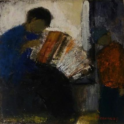 Peinture Emotion-2 par Fernando | Tableau Figuratif Huile Musique, Scènes de vie