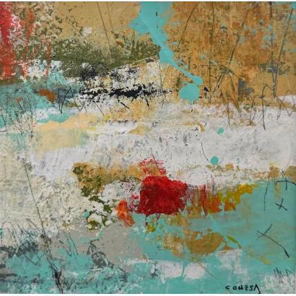 Peinture Pantano par Jiménez Conesa Francisco | Tableau Abstrait Acrylique, Fusain