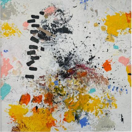 Painting Alegria by Jiménez Conesa Francisco | Painting Abstract Acrylic, Charcoal