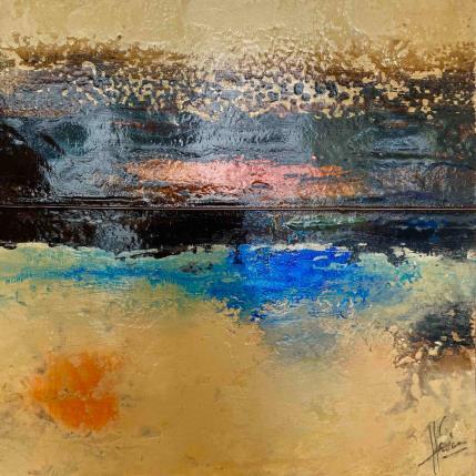 Peinture Abstraction 2180 par Hévin Christian | Tableau Abstrait Acrylique, Huile, Pastel Minimaliste