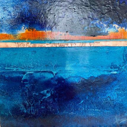 Peinture Abstraction 1034 par Hévin Christian | Tableau Abstrait Acrylique, Huile, Pastel Minimaliste