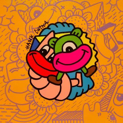 Peinture Wild Two par Hank China | Tableau Pop-art Acrylique, Posca Icones Pop
