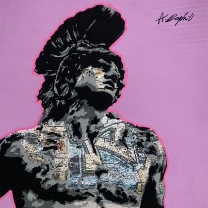 Peinture 13H39 par André Raphaël | Tableau Figuratif Acrylique Portraits, Scènes de vie, Urbain