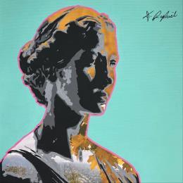 Gemälde 08H49 von André Raphaël | Gemälde Figurativ Acryl Natur, Porträt, Stillleben