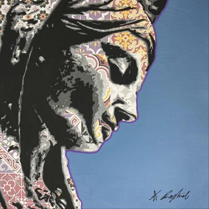 Peinture 09H36 par André Raphaël | Tableau Figuratif Acrylique Portraits, Société, Urbain