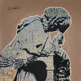 Gemälde 17H38 von André Raphaël | Gemälde Figurativ Acryl Landschaften, Porträt, Stillleben