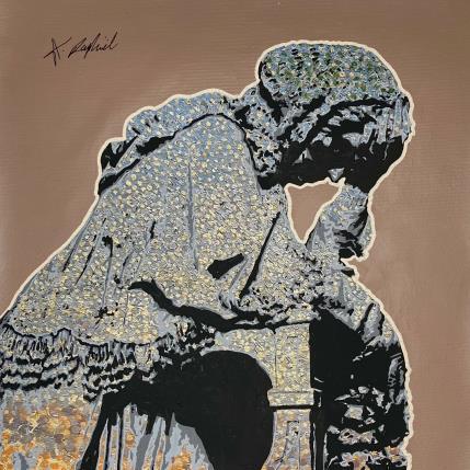 Peinture 17H38 par André Raphaël | Tableau Figuratif Acrylique Natures mortes, Paysages, Portraits