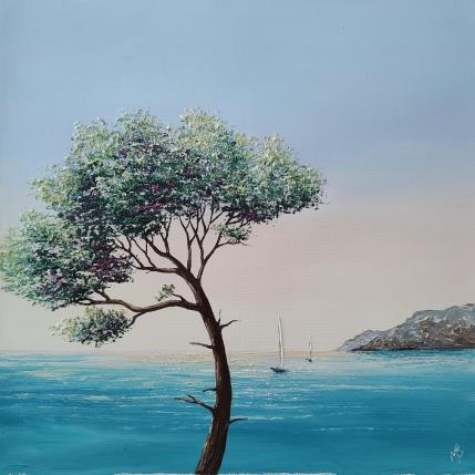 Peinture Ici, dans le Sud... par Blandin Magali | Tableau Figuratif Huile Paysages