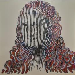 Painting La Joconde le symbole de l'élégance et de l'innocence selon léonard de Vinci   by Schroeder Virginie | Painting Pop-art Acrylic Pop icons