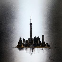 Pintura Fantastic por Rey Julien | Pintura Figurative Acrylic Black & White