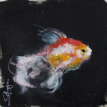 Peinture Bubule orange par Bergues Laurent | Tableau Figuratif Acrylique Animaux