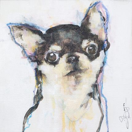 Peinture Chiwawa par Bergues Laurent | Tableau Figuratif Acrylique, Aquarelle Animaux
