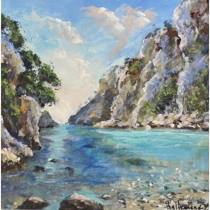 Peinture Calanques d'en vaox par Lallemand Yves | Tableau Figuratif Acrylique Urbain