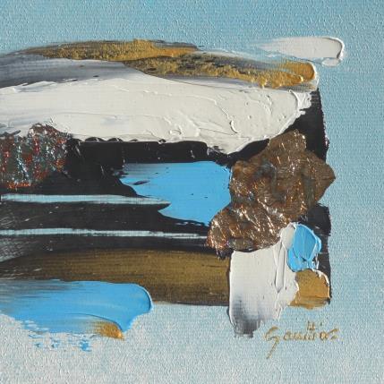 Peinture Just for you par Gaultier Dominique | Tableau Abstrait Huile Noir & blanc