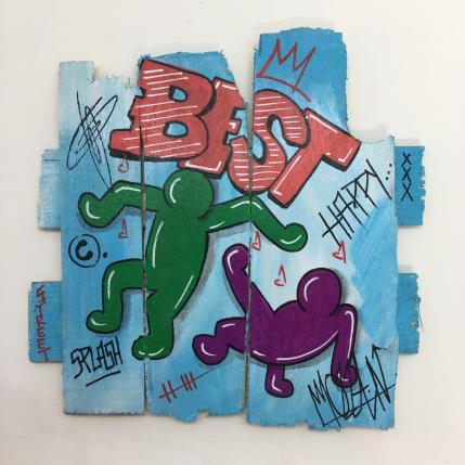 Pintura Splash por Molla Nathalie  | Pintura Pop-art Acrylic, Posca, Wood Pop icons