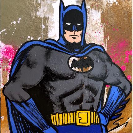 Peinture Classic batman par Mestres Sergi | Tableau Pop-art Acrylique, Graffiti Icones Pop