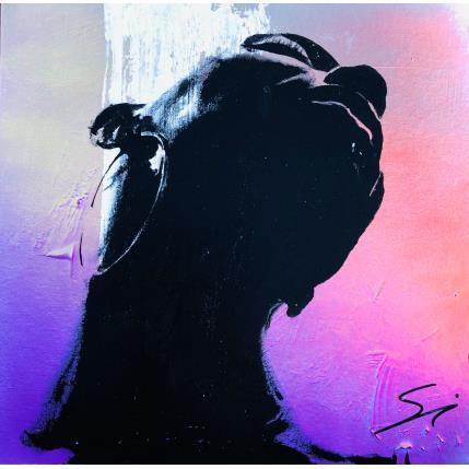 Peinture Black beauty 2 par Mestres Sergi | Tableau Pop-art Acrylique, Graffiti Icones Pop, Portraits