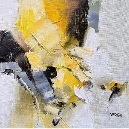 Peinture Difficult decision par Virgis | Tableau Abstrait Huile Minimaliste