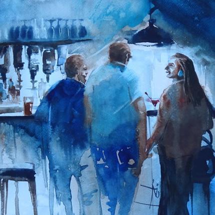 Painting Ils se retrouvent ! by Abbatucci Violaine | Painting Figurative Watercolor