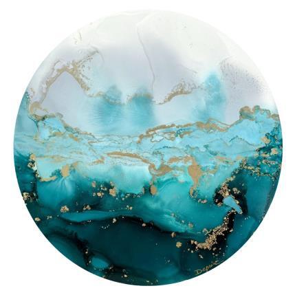 Pintura F3 _ 1478  POESIE MARINE por Depaire Silvia | Pintura Abstract Acrylic, Ink, Metal Landscapes, Marine, Nature